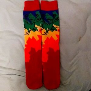1 pair of brand new Grateful Dead Tie Dye Socks